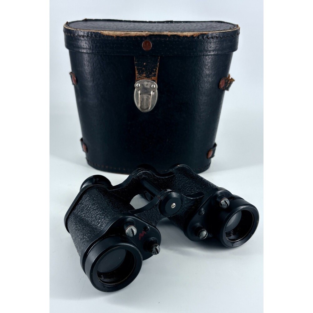 VTG  1944 Kershaw WWII US Military M3 6x30 Binoculars W/Case